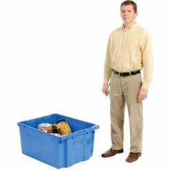 Wholesale 😀 LEWISBins SN3024-15 Polyethylene Container 30"L x 24"W x 15"H, Blue 😍 -Containers shop 652910BL 04