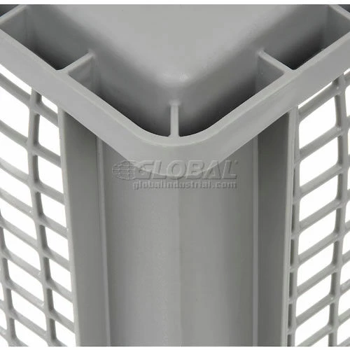 Top 10 🧨 Global Industrial Mesh Straight Wall Container, 15-3/4"Lx11-3/4"Wx8-1/4"H, Gray - Pkg Qty 12 🧨 6 Top 10 🧨 Global Industrial Mesh Straight Wall Container, 15-3/4"Lx11-3/4"Wx8-1/4"H, Gray - Pkg Qty 12 🧨 - Image 6