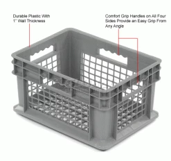Top 10 🧨 Global Industrial Mesh Straight Wall Container, 15-3/4"Lx11-3/4"Wx8-1/4"H, Gray - Pkg Qty 12 🧨 22 Top 10 🧨 Global Industrial Mesh Straight Wall Container, 15-3/4"Lx11-3/4"Wx8-1/4"H, Gray - Pkg Qty 12 🧨 -Containers shop 662111 1wco