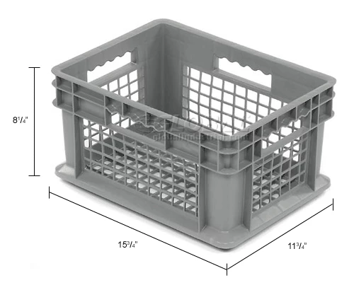 Top 10 🧨 Global Industrial Mesh Straight Wall Container, 15-3/4"Lx11-3/4"Wx8-1/4"H, Gray - Pkg Qty 12 🧨 14 Top 10 🧨 Global Industrial Mesh Straight Wall Container, 15-3/4"Lx11-3/4"Wx8-1/4"H, Gray - Pkg Qty 12 🧨 - Image 14
