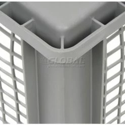 Outlet 😍 Global Industrial Mesh Straight Wall Container, 23-3/4"Lx15-3/4"Wx16-1/8"H, Gray - Pkg Qty 2 👍 21 Outlet 😍 Global Industrial Mesh Straight Wall Container, 23-3/4"Lx15-3/4"Wx16-1/8"H, Gray - Pkg Qty 2 👍 -Containers shop 662114 08