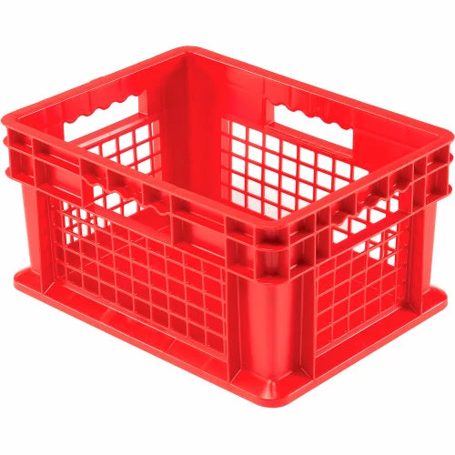 Buy ✨ Global Industrial Mesh Straight Wall Container, Solid Base, 15-3/4"Lx11-3/4"Wx8-1/4"H, Red - Pkg Qty 12 👍 1 Buy ✨ Global Industrial Mesh Straight Wall Container, Solid Base, 15-3/4"Lx11-3/4"Wx8-1/4"H, Red - Pkg Qty 12 👍