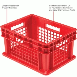 Buy ✨ Global Industrial Mesh Straight Wall Container, Solid Base, 15-3/4"Lx11-3/4"Wx8-1/4"H, Red - Pkg Qty 12 👍 12 Buy ✨ Global Industrial Mesh Straight Wall Container, Solid Base, 15-3/4"Lx11-3/4"Wx8-1/4"H, Red - Pkg Qty 12 👍 -Containers shop 662119RDIN 1wco