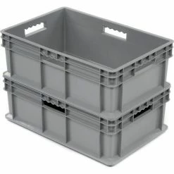Discount 🌟 Global Industrial Solid Straight Wall Container, 23-3/4"Lx15-3/4"Wx8-1/4"H, Gray - Pkg Qty 4 🛒 19 Discount 🌟 Global Industrial Solid Straight Wall Container, 23-3/4"Lx15-3/4"Wx8-1/4"H, Gray - Pkg Qty 4 🛒 -Containers shop 662124