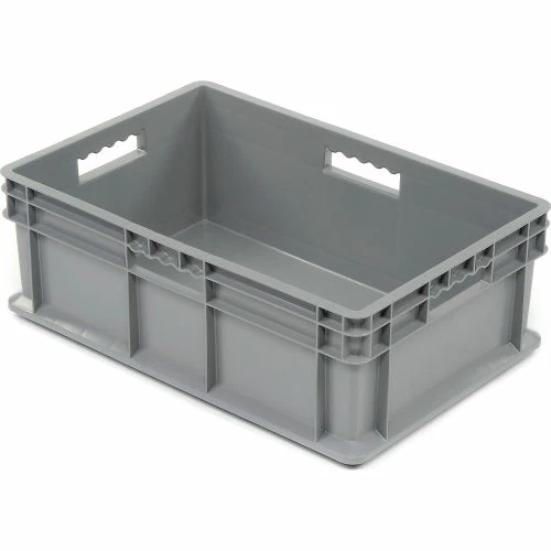 Discount 🌟 Global Industrial Solid Straight Wall Container, 23-3/4"Lx15-3/4"Wx8-1/4"H, Gray - Pkg Qty 4 🛒 1 Discount 🌟 Global Industrial Solid Straight Wall Container, 23-3/4"Lx15-3/4"Wx8-1/4"H, Gray - Pkg Qty 4 🛒