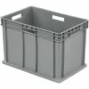 Best deal 🛒 Global Industrial Solid Straight Wall Container, 23-3/4"Lx15-3/4"Wx16-1/8"H, Gray - Pkg Qty 2 🤩