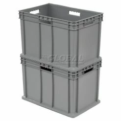 Best deal 🛒 Global Industrial Solid Straight Wall Container, 23-3/4"Lx15-3/4"Wx16-1/8"H, Gray - Pkg Qty 2 🤩 19 Best deal 🛒 Global Industrial Solid Straight Wall Container, 23-3/4"Lx15-3/4"Wx16-1/8"H, Gray - Pkg Qty 2 🤩 -Containers shop 662126 01