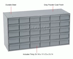Brand new 🎁 Durham Mfg. Durham Steel Storage Parts Drawer Cabinet 034-95 - 30 Drawers 🥰 -Containers shop 752353 1wco