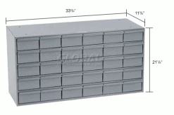 Brand new 🎁 Durham Mfg. Durham Steel Storage Parts Drawer Cabinet 034-95 - 30 Drawers 🥰 -Containers shop 752353 dim
