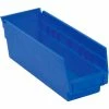 Best deal 🔥 Akro-Mils Plastic Nesting Storage Shelf Bin 30124 - 4-1/8"W x 23-5/8"D x 4"H Blue - Pkg Qty 12 👍