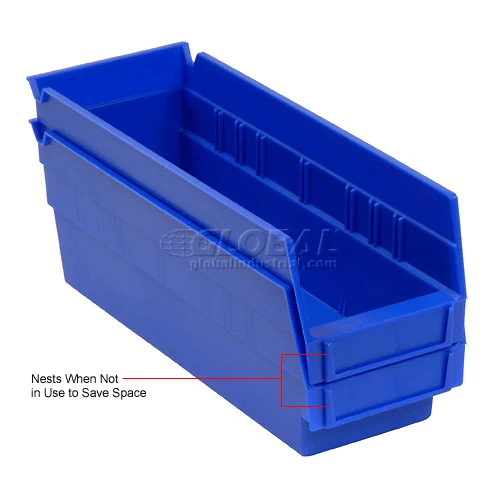 Best deal π₯ Akro-Mils Plastic Nesting Storage Shelf Bin 30124 - 4-1/8"W x 23-5/8"D x 4"H Blue - Pkg Qty 12 π 17 Best deal π₯ Akro-Mils Plastic Nesting Storage Shelf Bin 30124 - 4-1/8"W x 23-5/8"D x 4"H Blue - Pkg Qty 12 π - Image 17