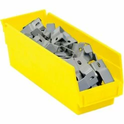 Cheapest ✔️ Akro-Mils Plastic Nesting Storage Shelf Bin 30120 - 4-1/8"W x 11-5/8"D x 4"H Yellow - Pkg Qty 24 ❤️ -Containers shop 752356YL 02