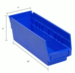 Best deal π₯ Akro-Mils Plastic Nesting Storage Shelf Bin 30124 - 4-1/8"W x 23-5/8"D x 4"H Blue - Pkg Qty 12 π 35 Best deal π₯ Akro-Mils Plastic Nesting Storage Shelf Bin 30124 - 4-1/8"W x 23-5/8"D x 4"H Blue - Pkg Qty 12 π -Containers shop 752358BL dim