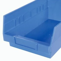 Best Sale ❤️ Akro-Mils Plastic Nesting Storage Shelf Bin 30130 - 6-5/8"W x 11-5/8"D x 4"H Blue - Pkg Qty 12 👍 -Containers shop 752359BL 07