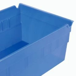 Best Sale ❤️ Akro-Mils Plastic Nesting Storage Shelf Bin 30130 - 6-5/8"W x 11-5/8"D x 4"H Blue - Pkg Qty 12 👍 -Containers shop 752359BL 08