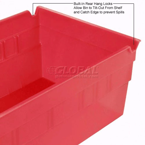 Coupon 💯 Akro-Mils Plastic Nesting Storage Shelf Bin 30150 - 8-3/8"W x 11-5/8"D x 4"H Red - Pkg Qty 12 ⌛ 20 Coupon 💯 Akro-Mils Plastic Nesting Storage Shelf Bin 30150 - 8-3/8"W x 11-5/8"D x 4"H Red - Pkg Qty 12 ⌛ - Image 20