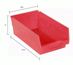 Coupon 💯 Akro-Mils Plastic Nesting Storage Shelf Bin 30150 - 8-3/8"W x 11-5/8"D x 4"H Red - Pkg Qty 12 ⌛ 43 Coupon 💯 Akro-Mils Plastic Nesting Storage Shelf Bin 30150 - 8-3/8"W x 11-5/8"D x 4"H Red - Pkg Qty 12 ⌛ -Containers shop 752362RD dim
