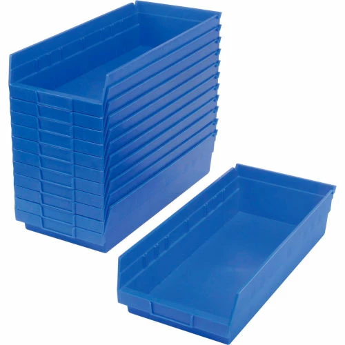 Buy 💯 Akro-Mils Plastic Nesting Storage Shelf Bin 30158 - 8-3/8"W x 17-7/8"D x 4"H Blue - Pkg Qty 12 💯 2 Buy 💯 Akro-Mils Plastic Nesting Storage Shelf Bin 30158 - 8-3/8"W x 17-7/8"D x 4"H Blue - Pkg Qty 12 💯 - Image 2