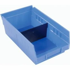 Budget 👏 Akro-Mils Shelf Bin Divider 40120 For 4"W x 4"H Shelf Bins, Black, Price Pack of 24 ⌛