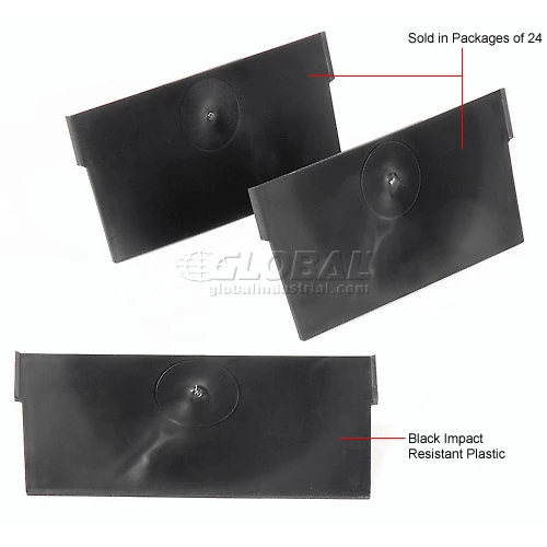 New 😀 Akro-Mils Shelf Bin Divider 40130 For 7"W x 4"H Shelf Bins, Black, Price Pack of 24 💯 6 New 😀 Akro-Mils Shelf Bin Divider 40130 For 7"W x 4"H Shelf Bins, Black, Price Pack of 24 💯 - Image 6