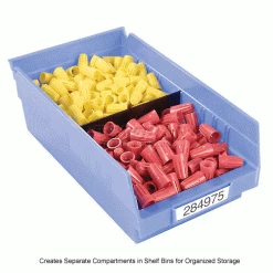 Discount 🎉 Akro-Mils Shelf Bin Divider 40150 For 8"W x 4"H Shelf Bins, Black, Price Pack of 24 💯 16 Discount 🎉 Akro-Mils Shelf Bin Divider 40150 For 8"W x 4"H Shelf Bins, Black, Price Pack of 24 💯 -Containers shop 752371 3wco 2