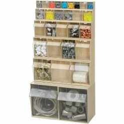 Top 10 ❤️ Quantum Storage Systems Quantum Tip Out Storage Bin QTB306 - 6 Compartments Ivory 😀 -Containers shop 752384BG Group2