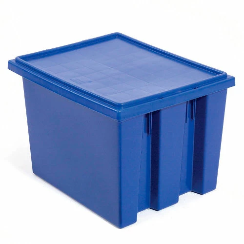 Hot Sale ⌛ Akro-Mils Lid 35191 For Nest & Stack Tote 35190, 35195, Blue - Pkg Qty 6 ⌛ 6 Hot Sale ⌛ Akro-Mils Lid 35191 For Nest & Stack Tote 35190, 35195, Blue - Pkg Qty 6 ⌛ - Image 6
