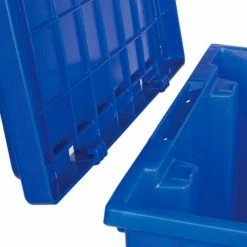 Best Pirce 🥰 Akro-Mils Nest & Stack Tote 35195 - 19-1/2"L x 15-1/2"W x 13"H, Blue - Pkg Qty 6 🔔 31 Best Pirce 🥰 Akro-Mils Nest & Stack Tote 35195 - 19-1/2"L x 15-1/2"W x 13"H, Blue - Pkg Qty 6 🔔 -Containers shop 752430BL 06