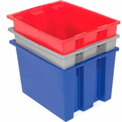 Best Pirce 🥰 Akro-Mils Nest & Stack Tote 35195 - 19-1/2"L x 15-1/2"W x 13"H, Blue - Pkg Qty 6 🔔 11 Best Pirce 🥰 Akro-Mils Nest & Stack Tote 35195 - 19-1/2"L x 15-1/2"W x 13"H, Blue - Pkg Qty 6 🔔 - Image 11