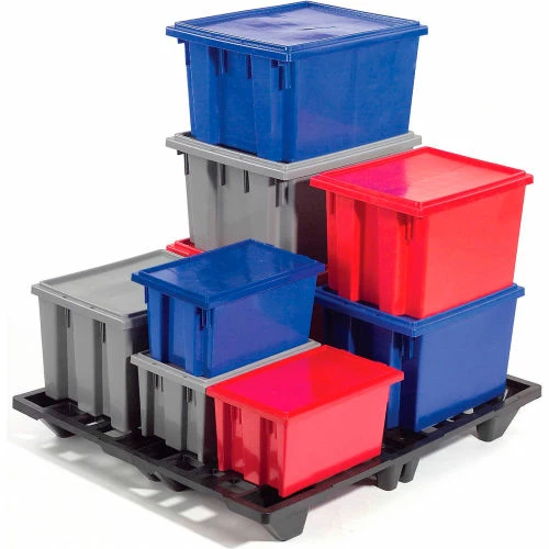 Best Pirce 🥰 Akro-Mils Nest & Stack Tote 35195 - 19-1/2"L x 15-1/2"W x 13"H, Blue - Pkg Qty 6 🔔 16 Best Pirce 🥰 Akro-Mils Nest & Stack Tote 35195 - 19-1/2"L x 15-1/2"W x 13"H, Blue - Pkg Qty 6 🔔 - Image 16