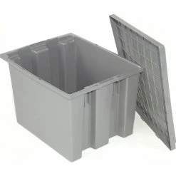 Wholesale 🛒 Akro-Mils Lid 35241 For Nest & Stack Tote 35240, Gray - Pkg Qty 3 ✨ -Containers shop 752430GY 02 5