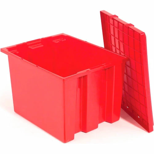 Flash Sale 🔔 Akro-Mils Nest & Stack Tote 35240 - 23-1/2"L x 15-1/2"W x 12"H, Red - Pkg Qty 3 🔔 2 Flash Sale 🔔 Akro-Mils Nest & Stack Tote 35240 - 23-1/2"L x 15-1/2"W x 12"H, Red - Pkg Qty 3 🔔 - Image 2