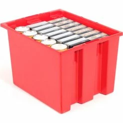 Flash Sale 🔔 Akro-Mils Nest & Stack Tote 35240 - 23-1/2"L x 15-1/2"W x 12"H, Red - Pkg Qty 3 🔔 28 Flash Sale 🔔 Akro-Mils Nest & Stack Tote 35240 - 23-1/2"L x 15-1/2"W x 12"H, Red - Pkg Qty 3 🔔 -Containers shop 752430RD 03 2