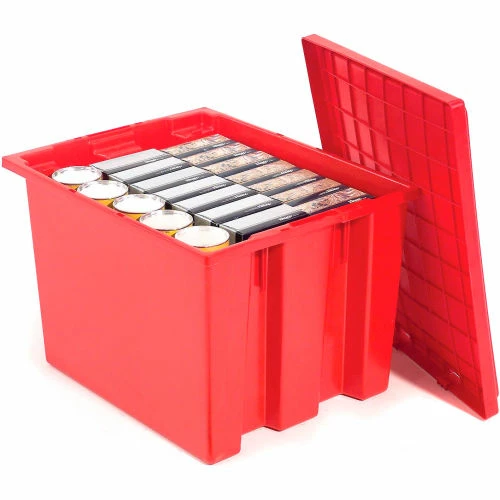 Flash Sale 🔔 Akro-Mils Nest & Stack Tote 35240 - 23-1/2"L x 15-1/2"W x 12"H, Red - Pkg Qty 3 🔔 4 Flash Sale 🔔 Akro-Mils Nest & Stack Tote 35240 - 23-1/2"L x 15-1/2"W x 12"H, Red - Pkg Qty 3 🔔 - Image 4