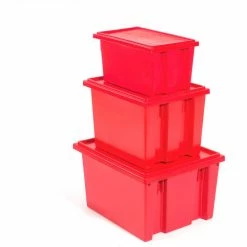 Flash Sale 🔔 Akro-Mils Nest & Stack Tote 35240 - 23-1/2"L x 15-1/2"W x 12"H, Red - Pkg Qty 3 🔔 38 Flash Sale 🔔 Akro-Mils Nest & Stack Tote 35240 - 23-1/2"L x 15-1/2"W x 12"H, Red - Pkg Qty 3 🔔 -Containers shop 752430RD 16 2