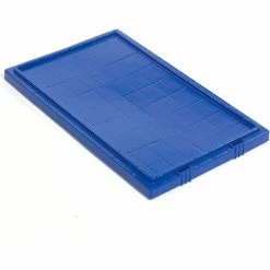 Flash Sale โค๏ธ Global Industrial Lid LID181 for Stack and Nest Storage Container SNT180, SNT185, Blue - Pkg Qty 6 ๐ฅฐ