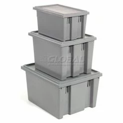 Top 10 🤩 Akro-Mils Nest & Stack Tote 35180 - 18"L x 11"W x 6"H, Gray - Pkg Qty 6 🔥 38 Top 10 🤩 Akro-Mils Nest & Stack Tote 35180 - 18"L x 11"W x 6"H, Gray - Pkg Qty 6 🔥 -Containers shop 752431GY 16 1