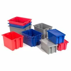 Top 10 🤩 Akro-Mils Nest & Stack Tote 35180 - 18"L x 11"W x 6"H, Gray - Pkg Qty 6 🔥 40 Top 10 🤩 Akro-Mils Nest & Stack Tote 35180 - 18"L x 11"W x 6"H, Gray - Pkg Qty 6 🔥 -Containers shop 752431GY 19 1