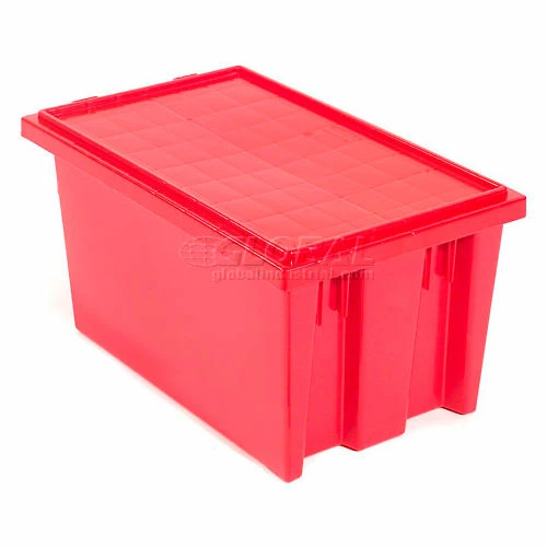 Buy 🔔 Global Industrial Stack and Nest Storage Container SNT185 No Lid 18 x 11 x 9, Red - Pkg Qty 6 🔔 3 Buy 🔔 Global Industrial Stack and Nest Storage Container SNT185 No Lid 18 x 11 x 9, Red - Pkg Qty 6 🔔 - Image 3