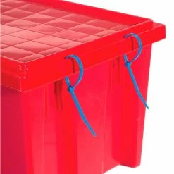 Cheapest ✔️ Global Industrial™ Lid LID201 for Stack and Nest Storage Container SNT200, Red - Pkg Qty 6 🎁 -Containers shop 752431RD 05 1