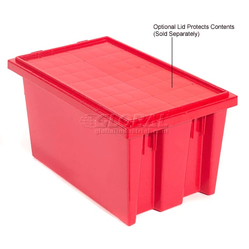 Best deal 🎉 Akro-Mils Nest & Stack Tote 35185 - 18"L x 11"W x 9"H, Red - Pkg Qty 6 🥰 23 Best deal 🎉 Akro-Mils Nest & Stack Tote 35185 - 18"L x 11"W x 9"H, Red - Pkg Qty 6 🥰 - Image 23