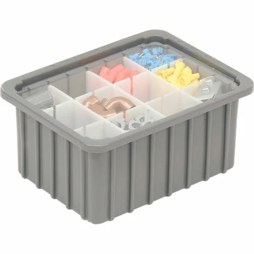 Cheap 👍 Dandux Dividable Stackable Plastic Box 50P0110050 - 11"L x 8"W x 5"H, Gray 🥰 6 Cheap 👍 Dandux Dividable Stackable Plastic Box 50P0110050 - 11"L x 8"W x 5"H, Gray 🥰 - Image 6