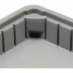 Best Sale ❤️ Dandux Dividable Stackable Plastic Box 50P0112024 - 16"L x 11"W x 2-1/2"H, Gray ⭐ -Containers shop 772020 08