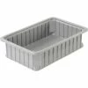 Hot Sale 🎉 Dandux Dividable Stackable Plastic Box 50P0110034 - 11"L x 8"W x 3-1/2"H, Gray 👍