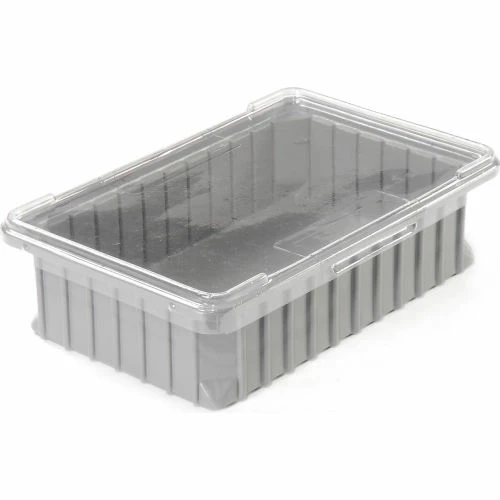 Best deal 😍 Dandux Dividable Stackable Plastic Box 50P0112050 - 16"L x 11"W x 5"H, Gray 🤩 2 Best deal 😍 Dandux Dividable Stackable Plastic Box 50P0112050 - 16"L x 11"W x 5"H, Gray 🤩 - Image 2