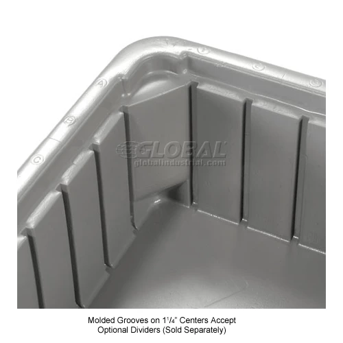 Best deal 😍 Dandux Dividable Stackable Plastic Box 50P0112050 - 16"L x 11"W x 5"H, Gray 🤩 14 Best deal 😍 Dandux Dividable Stackable Plastic Box 50P0112050 - 16"L x 11"W x 5"H, Gray 🤩 - Image 14
