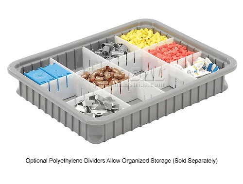 Deals ๐ Dandux Dividable Stackable Plastic Box 50P0114034 - 22-1/2"L x 17-1/2"W x 3-1/2"H, Gray ๐ 12 Deals ๐ Dandux Dividable Stackable Plastic Box 50P0114034 - 22-1/2"L x 17-1/2"W x 3-1/2"H, Gray ๐ - Image 12
