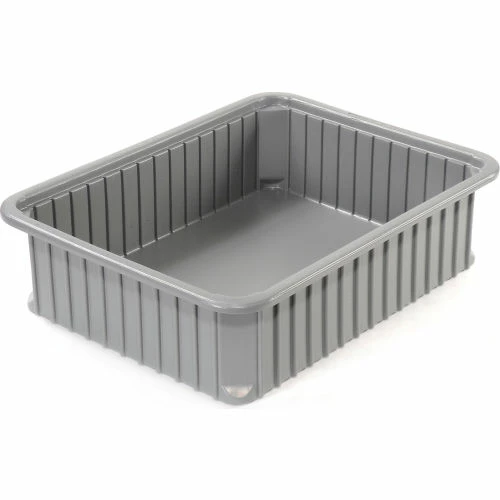 Best Pirce 👍 Dandux Dividable Stackable Plastic Box 50P0114080 - 22-1/2"L x 17-1/2"W x 8"H, Gray ❤️ 1 Best Pirce 👍 Dandux Dividable Stackable Plastic Box 50P0114080 - 22-1/2"L x 17-1/2"W x 8"H, Gray ❤️