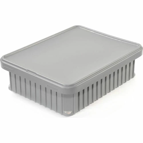 Best Pirce 👍 Dandux Dividable Stackable Plastic Box 50P0114080 - 22-1/2"L x 17-1/2"W x 8"H, Gray ❤️ 2 Best Pirce 👍 Dandux Dividable Stackable Plastic Box 50P0114080 - 22-1/2"L x 17-1/2"W x 8"H, Gray ❤️ - Image 2