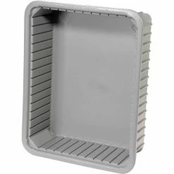 Best reviews of 🎁 Dandux Dividable Stackable Plastic Box 50P0114060 - 22-1/2"L x 17-1/2"W x 6"H, Gray ⭐ -Containers shop 772040 08 1